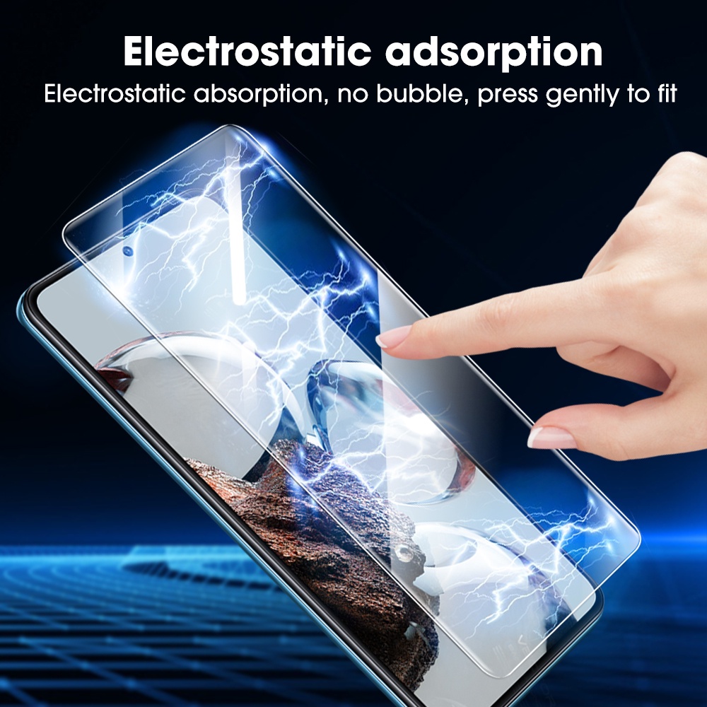 Kính Cường Lực 9H Toàn Màn Hình Chống Dấu Vân Tay Cho Xiaomi 12T 12T Pro