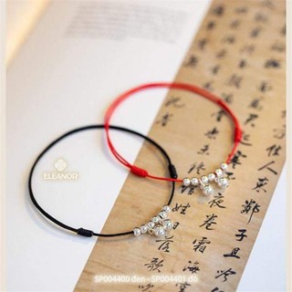 vòng tay chỉ đỏ chuông bạc