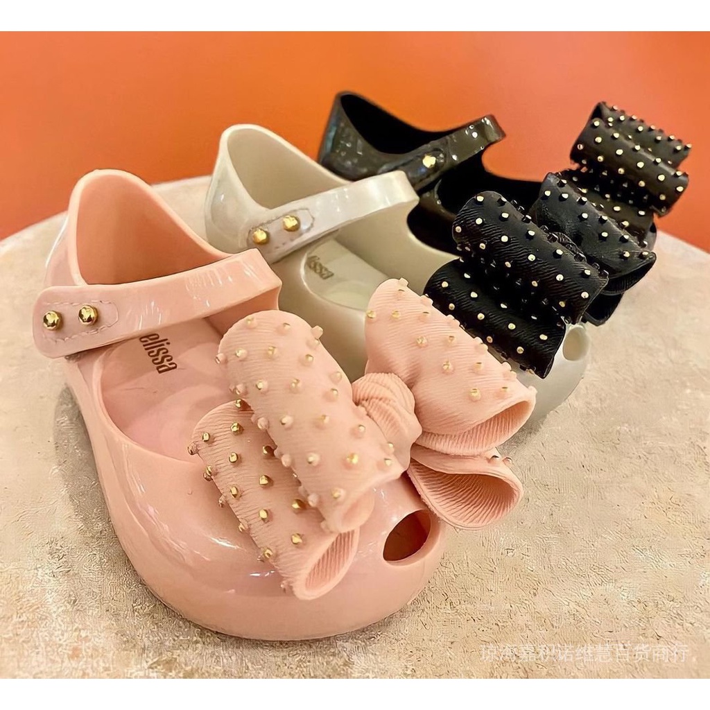 Sandal Mini M 1-3 Tuổi Đính Nơ Thời Trang Có Mùi Thơm Tốt Cho Bé Gái