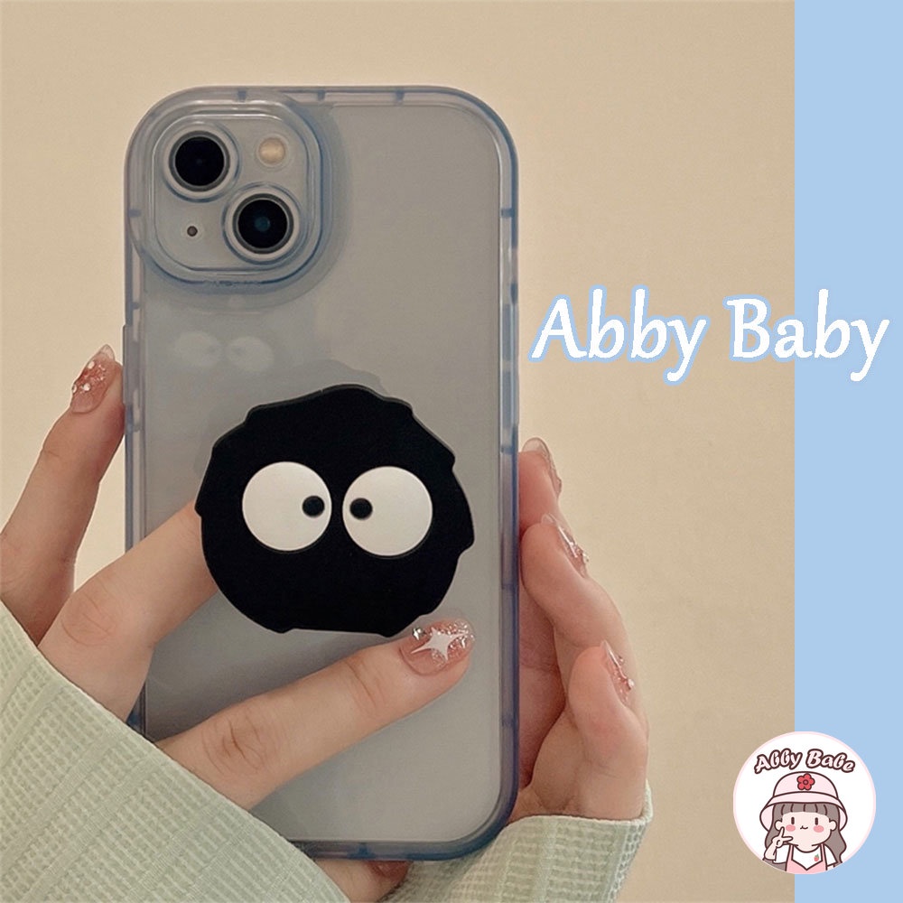 Ốp Điện Thoại TPU Mềm Mỏng Chống Mồ Hôi Hình Bùi Nhùi Màu Đen IPhone 14 Pro Max 11 7Plus 13 12 11 Pro Max X XS XR