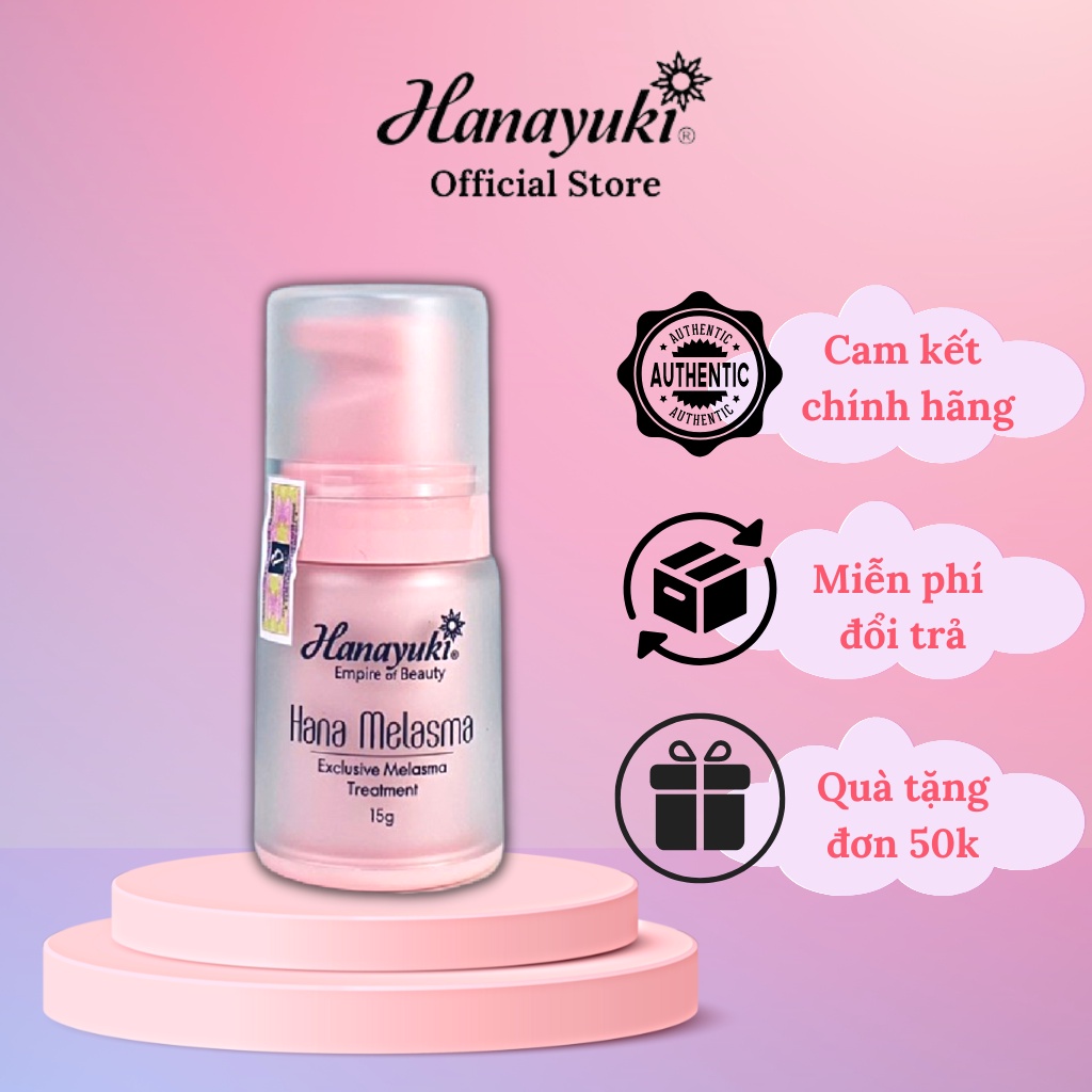 Serum Nám Hanayuki, Serum Giảm Thâm Nám Dưỡng Trắng Da Hanayuki Chính Hãng