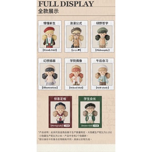 ★Hgtoys★ Búp Bê Đàn Violinta Preppy Series Mystery Trang Trí