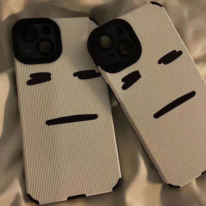 Ốp điện thoại chống rơi in biểu cảm thích hợp cho IPHONE 12/13 PROMAX APPLE 11 7 8 PLUS XR/XSMAX TLTA