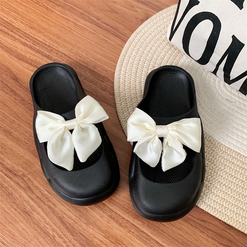 Dép Sandal Mary Jane Chống Trượt Đính Nơ Dễ Thương Thời Trang Hàn Quốc 2022 FT6321