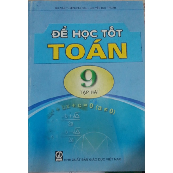 Sách - Để học tốt toán 9 - Bùi Văn Tuyên