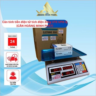 Cân điện tử tính tiền ute 30kg/5g upa-q tiện dụng