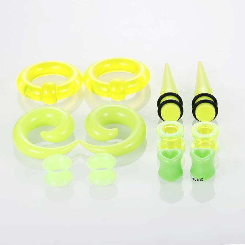 Bán Sỉ Set 12 Khuyên Tai Tunnels Unisex
