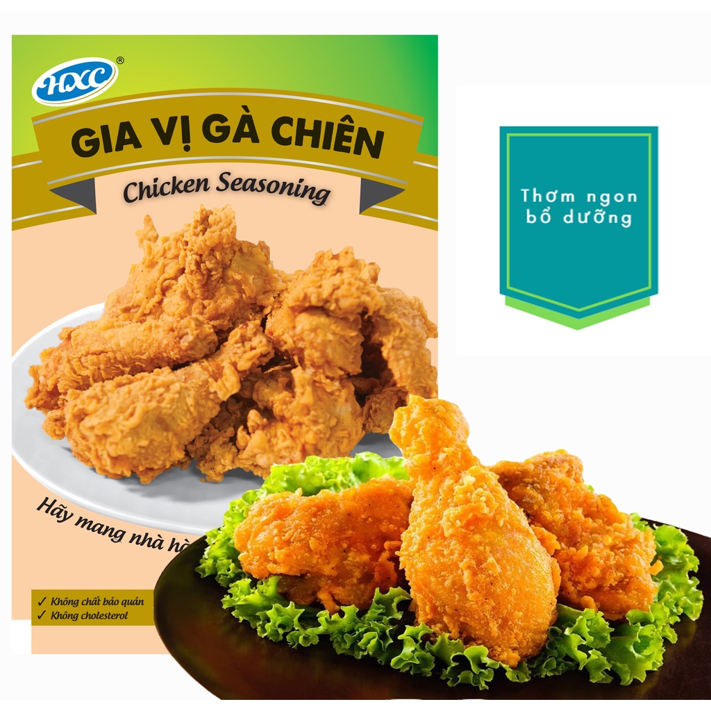 Gia Vị Gà Chiên dạng gói 50g thơm ngon, đậm vị, tiện ích,  độc quyền của thương hiệu