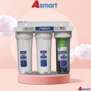 Bộ 3 cốc lọc thô Aqua 10 inch chính hãng