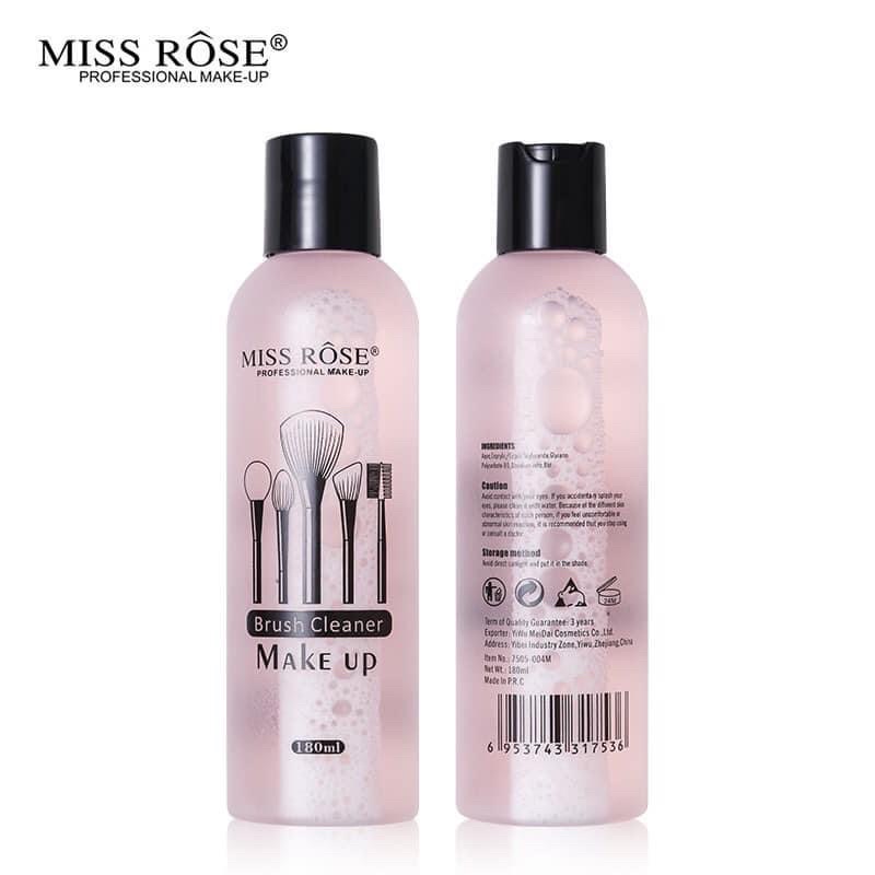 Nước rửa cọ trang điểm Miss Rose