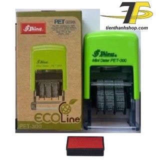 Dấu ngày tháng năm Shiny Pet S300 đóng giấy thường có sẵn mực