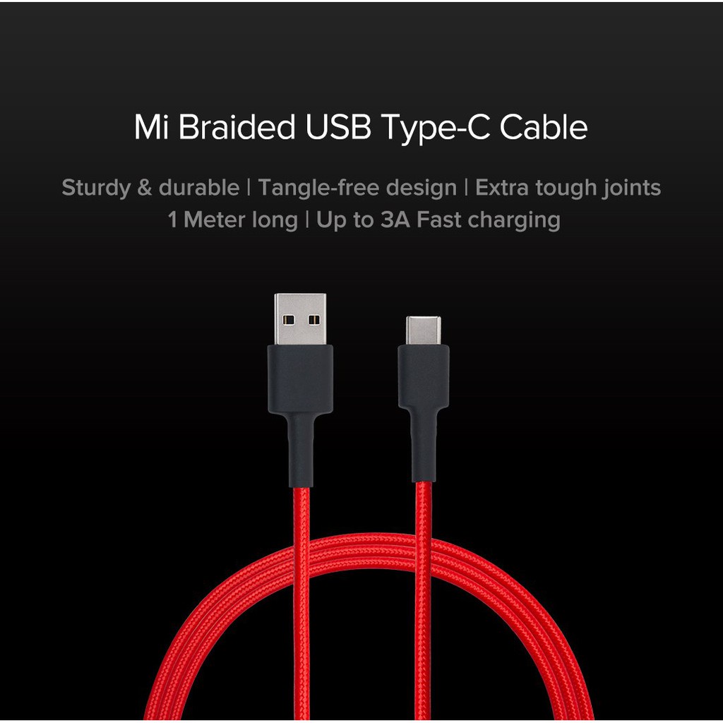 Cáp USB Type-C Xiaomi / Mi Type-C Braided Cable