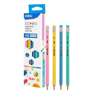 Bút chì gỗ 2b deli comiko c011