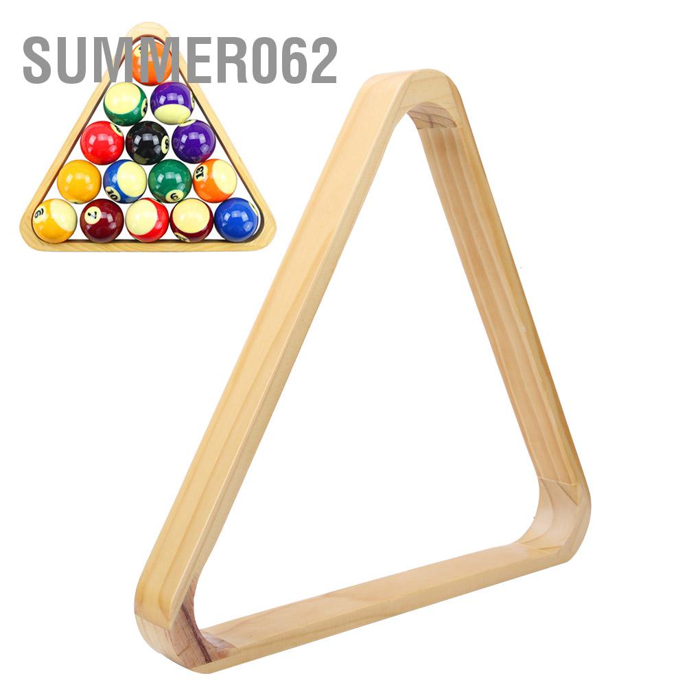 [Hàng Sẵn] Bida chuyên nghiệp bằng gỗ Khung hình thoi tam giác Snooker Balls Rack Đồ thể thao Phụ kiện 【Summer062】