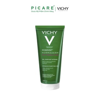 Gel rửa mặt dành cho da dầu mụn Vichy Normaderm Phytosolution 200ml