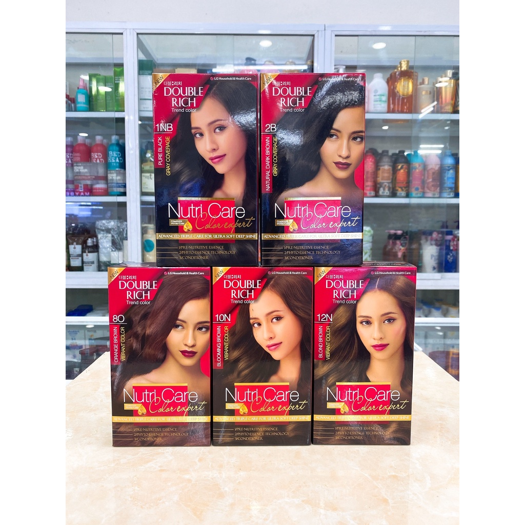 Thuốc Nhuộm Tóc Double Rich Chính Hãng Công Ty Đủ Màu Mẫu Mới