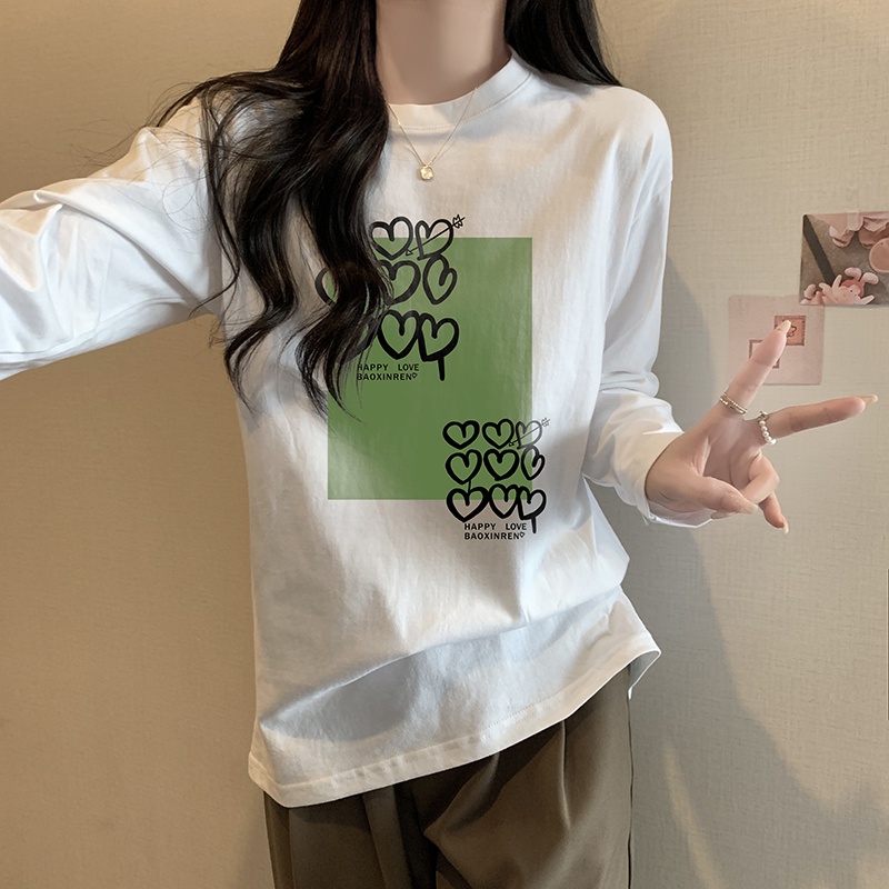 NRVP Áo Thun Nữ Dài Tay Thời Trang Hàn Quốc 2023