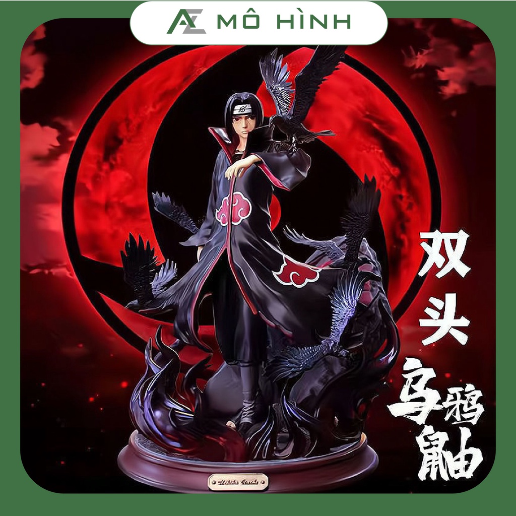 Mô hình UCHIHA ITACHI quạ đen akatsuki cực nét, figure naruto để bàn trang trí, mô hình nhân vật anime cực đẹp