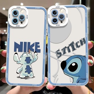 Ốp Điện Thoại Silicon Mềm Trong Suốt Chống Rơi In Hình Stitch Hoạt Hình Cho Iphone 13 12 11 Pro MAX X XS MAX XR 6 7 8 Plus