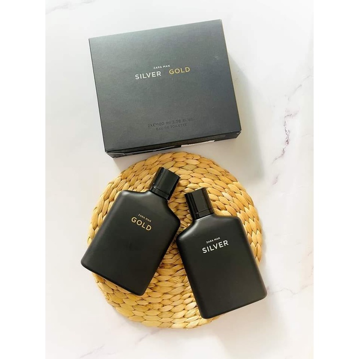Nước hoa nam ZARA MAN GOLD 100ml ( tách sét có hộp set ) -N1