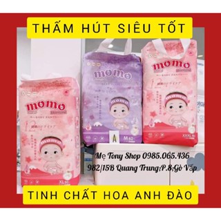 Xài Là ƯngBỉm Tã Dán Quần MOMO DIAMOND MOMOTARO Đủ Size S56 M46 L42 XL39