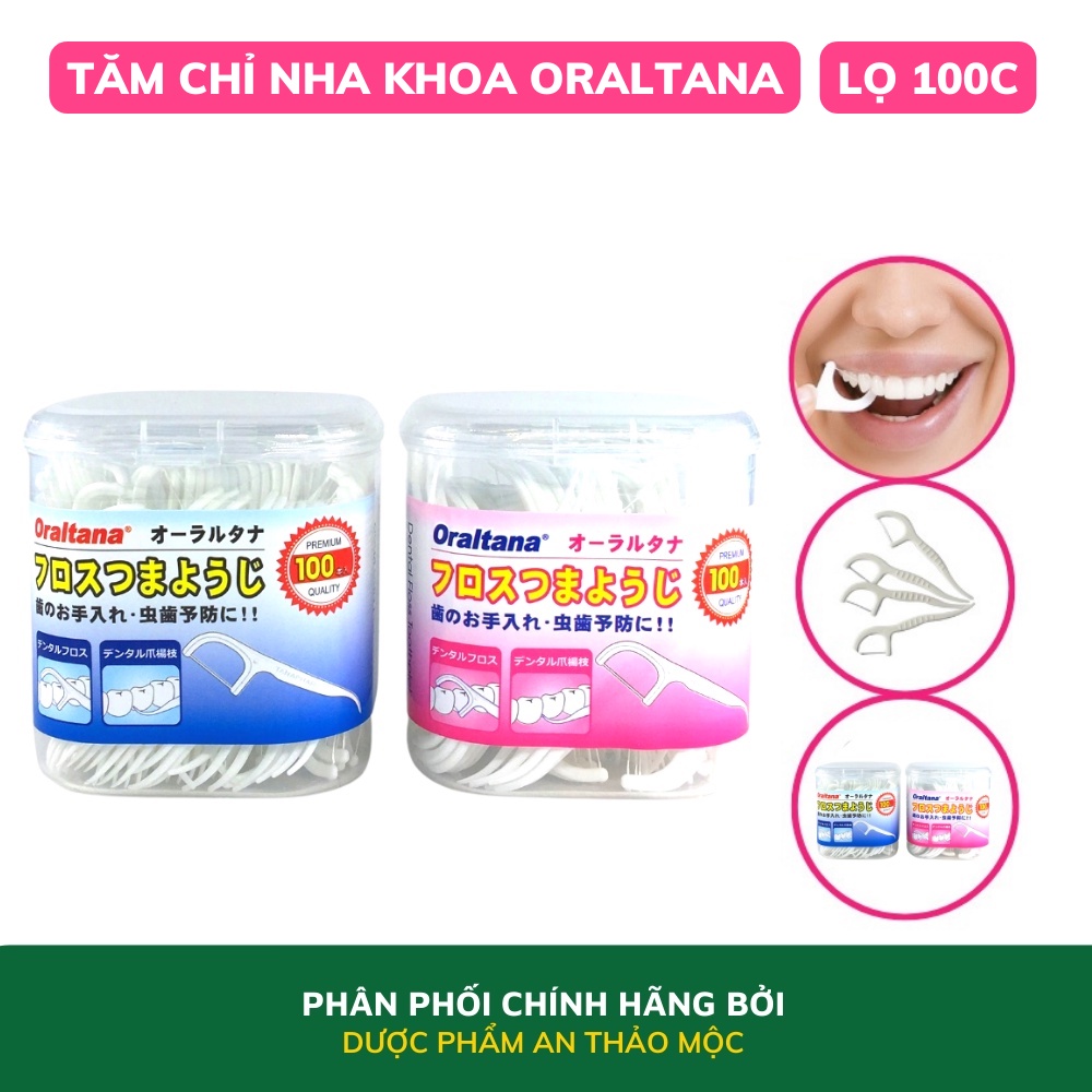 Tăm Chỉ Nha Khoa Oraltana Tanaphar.Chăm Sóc Răng Miệng Thuận Tiện Sử Dụng