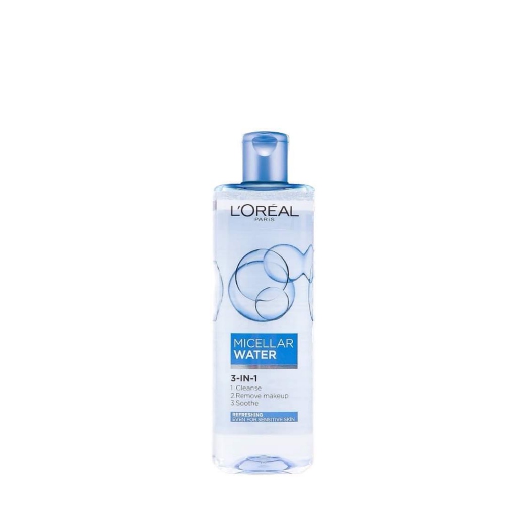 [Mã COSBAUXANH giảm 8% đơn 200K] Nước tẩy trang Loreal - L'Oreal Paris 3-in-1 Micella Water 400ml