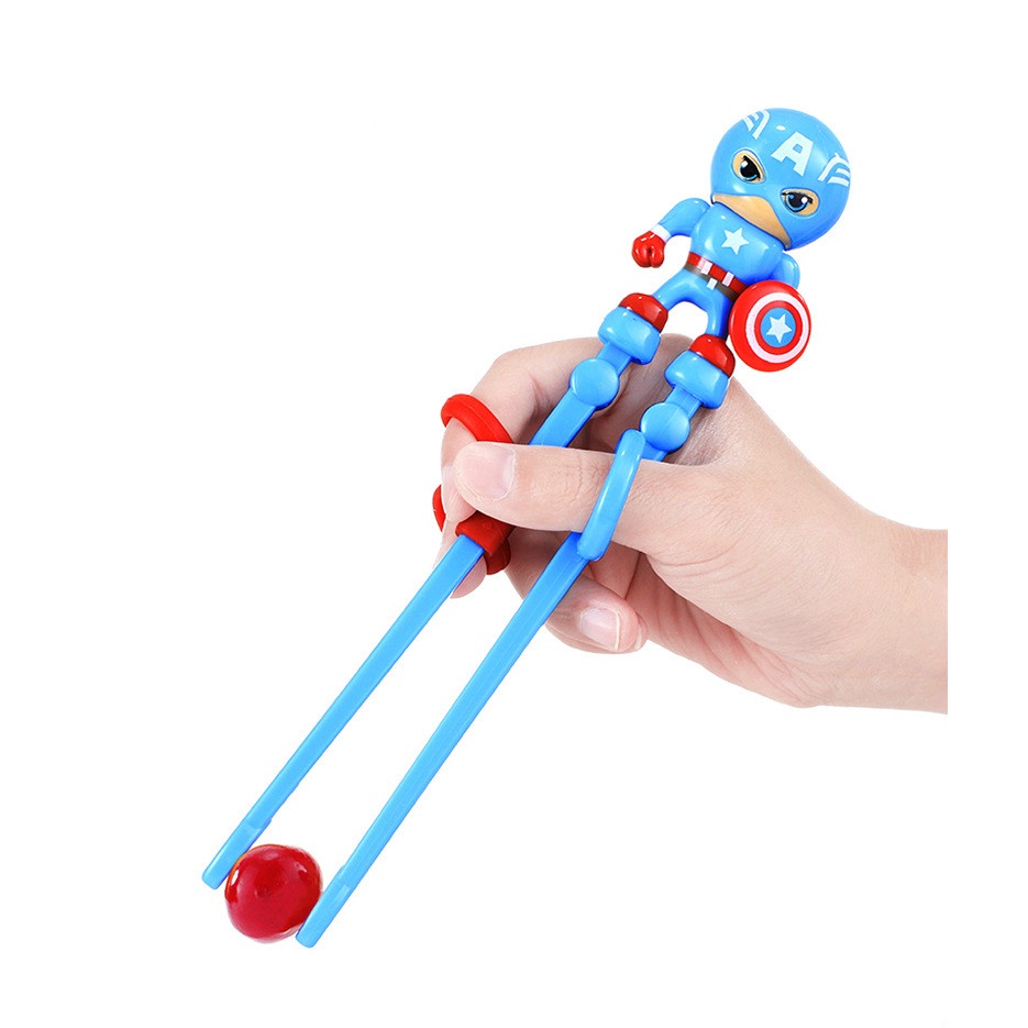 đũa cho bé Tập Ăn Thiết Kế Nhân Vật người nhện Đội trưởng Mỹ 3D Dễ Thương Cho Bé đũa tập ăn đũa ăn cho bé bộ ăn dặm đũa em bé đũa tập gắp cho bé đũa tập ăn cho bé