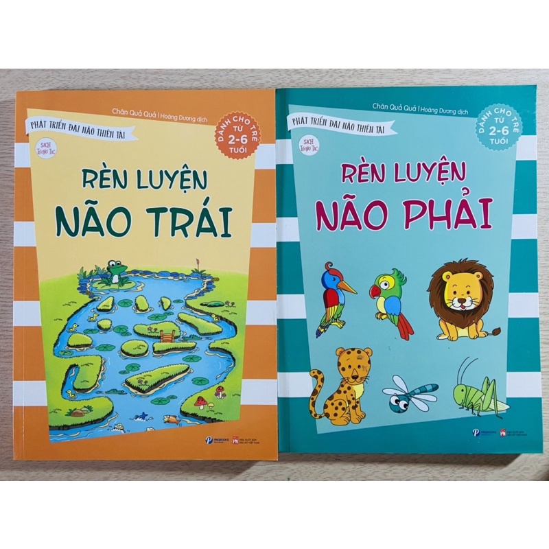 Sách - Phát triển đại não thiên tài - rèn luyện não trái não phải ( 2 cuốn)