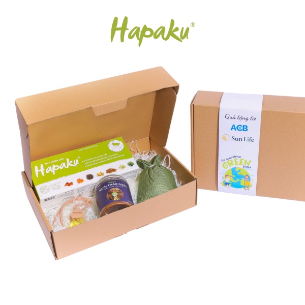 Set quà tặng doanh nghiệp từ thảo dược thiên nhiên Hapaku, quà ý nghĩa cho nhân viên, đối tác khách hàng