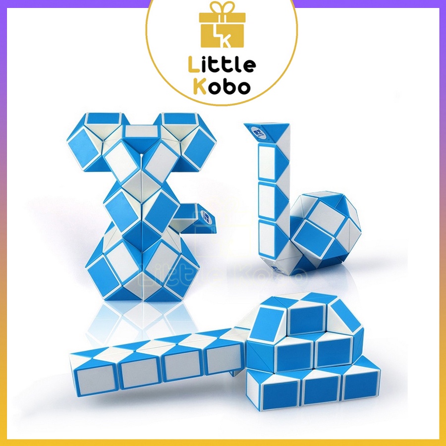 [3 Mẫu] Rubik Biến Thể Snake QiYi Twist Puzzle Cao Cấp Rubic Rắn Đồ Chơi Thông Minh