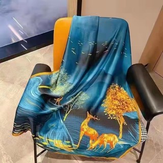 Khăn lụa satin bốn mua thanh lịch 90x180cm