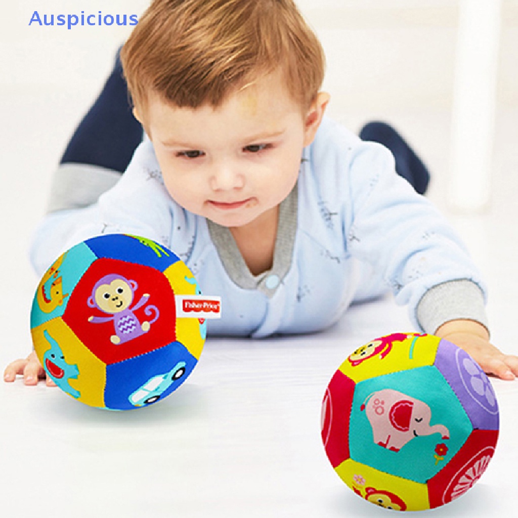 Bóng Lục Lạc Đồ Chơi Bằng Vải Mềm Có Chuông Hình Động Vật Hoạt Hình Dành Cho Trẻ Em