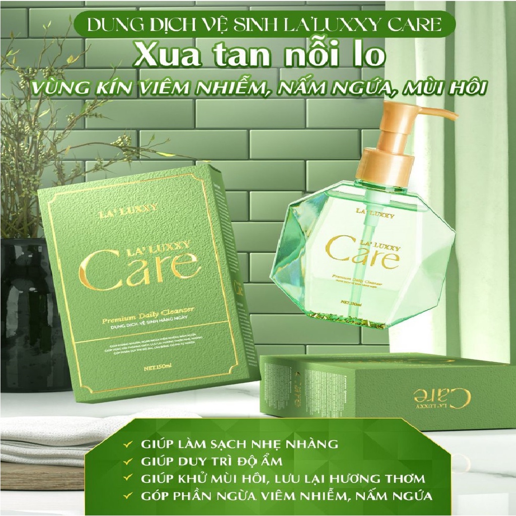 Dung dịch vệ sinh La’Luxxy Care Dr Lacir chính hãng giúp ngừa nấm ngứa kháng khuẩn duy trì độ ẩm 150ml drlacir