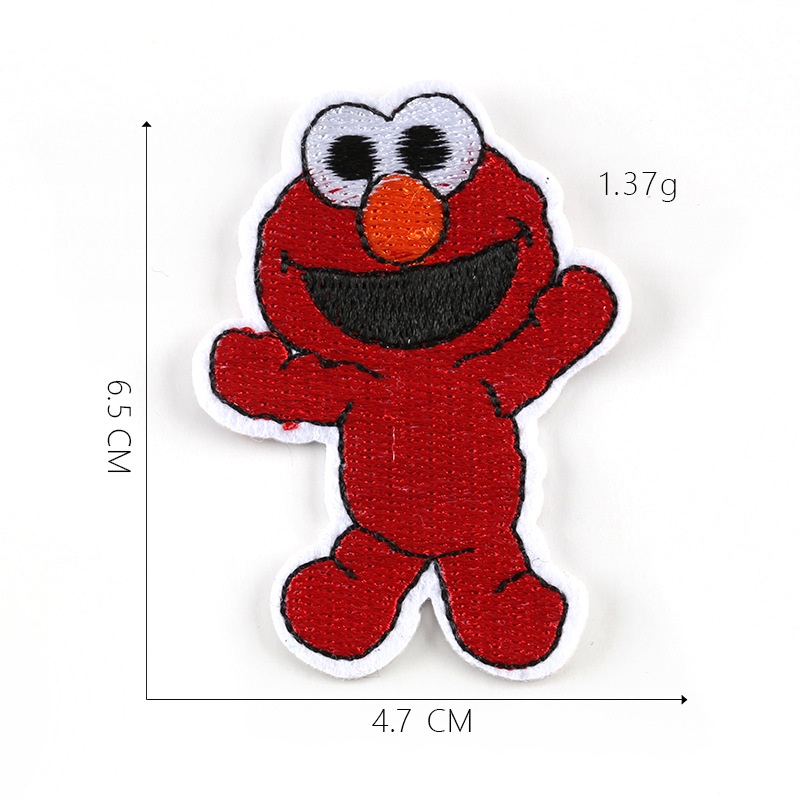 Sticker Ủi Thêu Hình Hoạt Hình Sesame Street