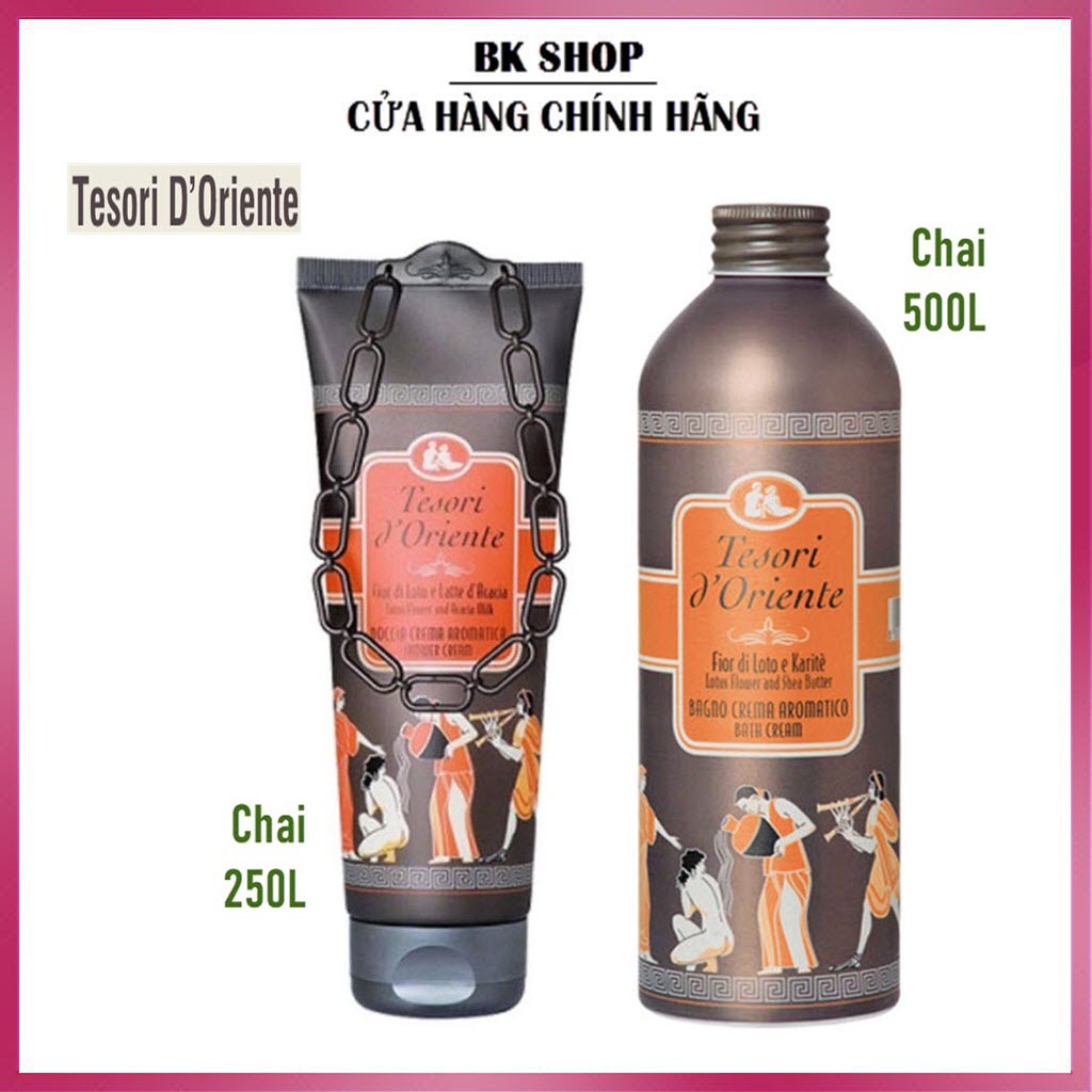 Sữa tắm nước hoa Ý Tesori d'Oriente chính hãng 500ml có tem phụ tiếng việt
