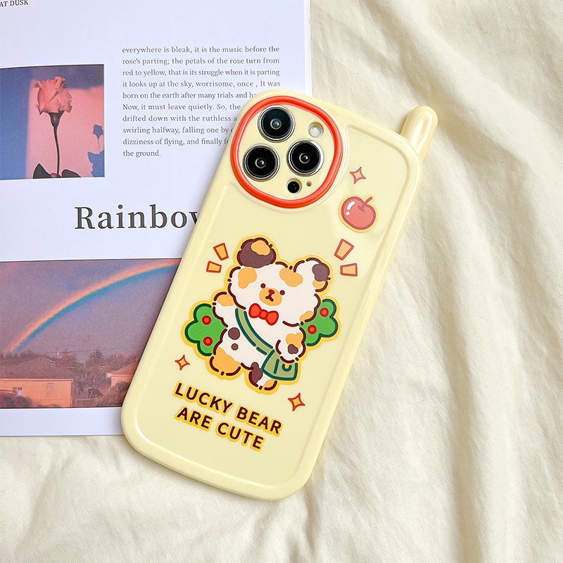 Ốp Điện Thoại Hình Gấu Hoạt Hình Cho iphone7 / 7plus / 8 / 8plus / x / xs / 11 / 12 / 13 / 14 / pro / max / plus / promax