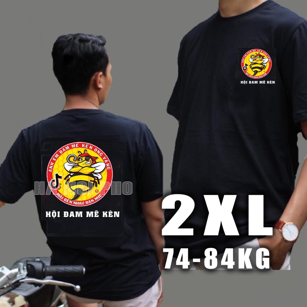 Áo thun Kèn Ong Vàng, áo Kèn Ông vàng cho Hội Còi Ong, Chất cotton mát | Hà Nội Phố Xe Tải