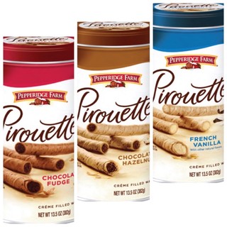 Bánh ống điếu ốc quế Pepperidge Farm Wafers - Hộp thiếc 382g
