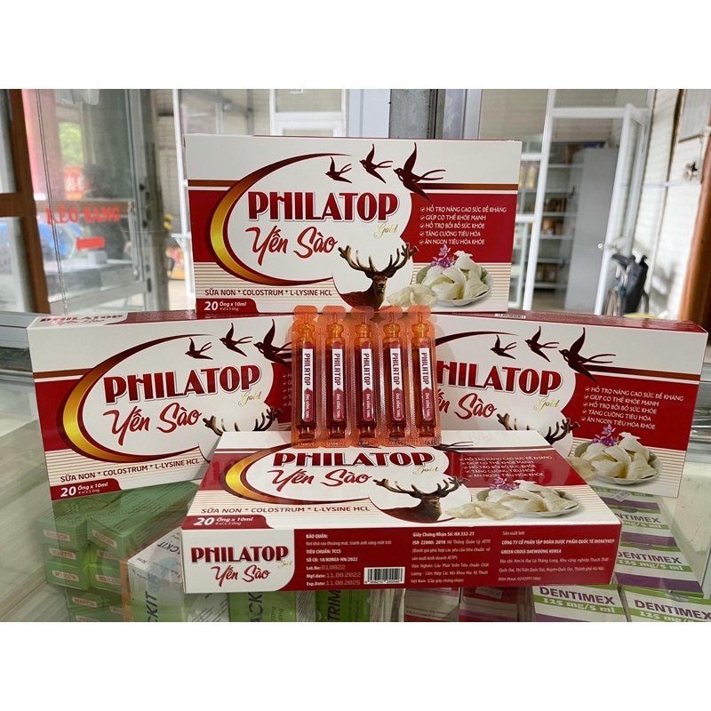 Đạm ống PHILATOP YẾN SÀO sức đề kháng, bồi bổ cơ thể, hết biếng ăn cho trẻ em và người già, người mới ốm dậy