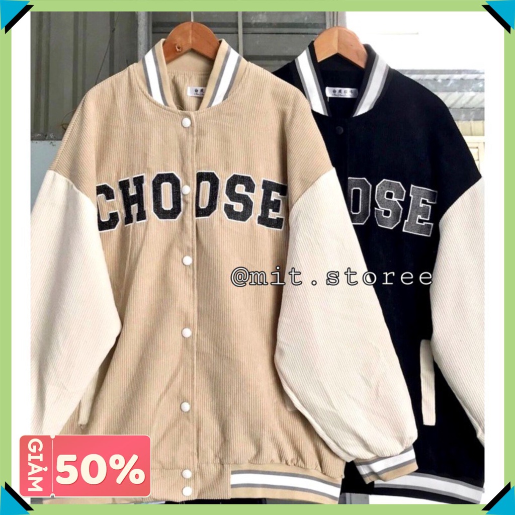 Áo Khoác Bomber Nam Nữ, Chất Liệu Nhung Tăm Nỉ Sweater, Dáng Thể Thao Hoodie, Form Rộng Unisex