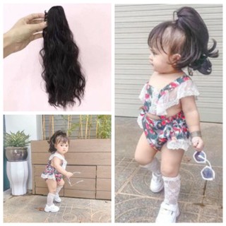 Ngoạm tóc giả cực xinh cho bé
