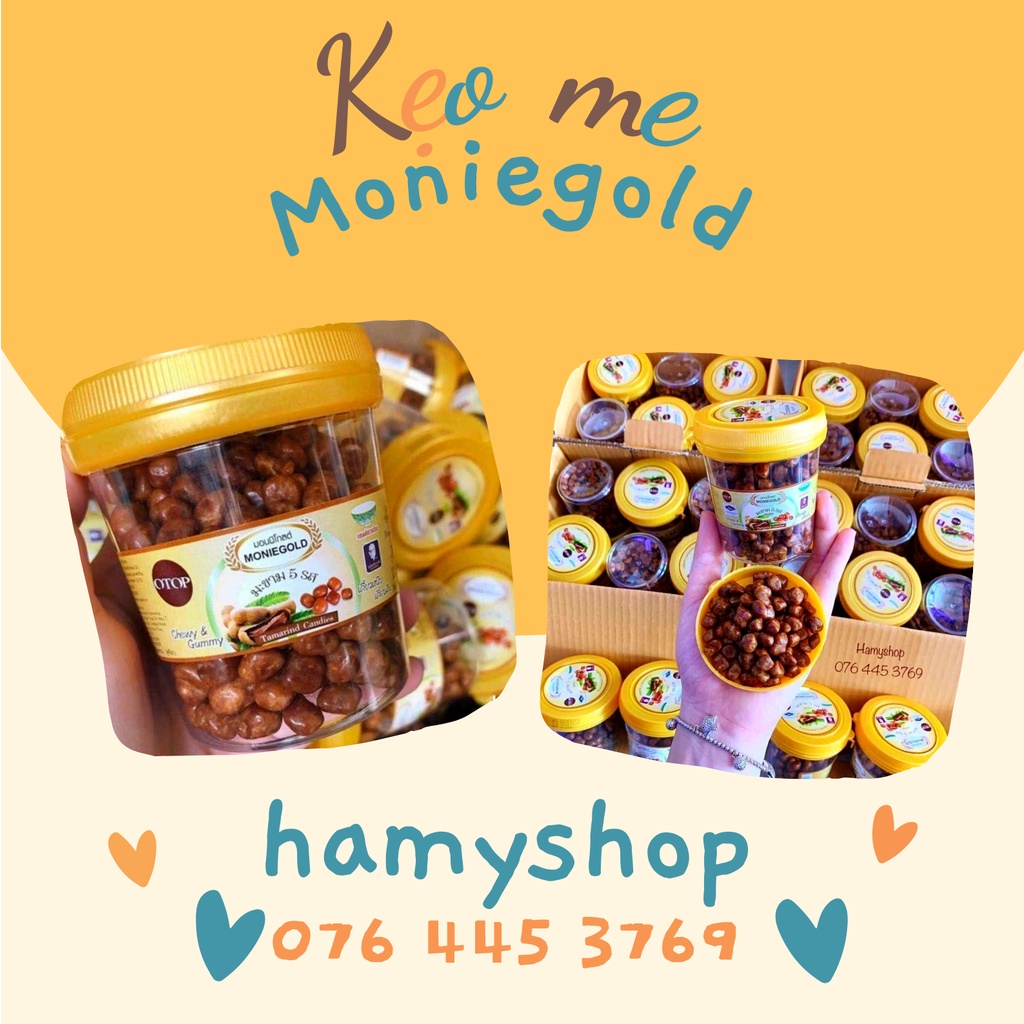 Kẹo me sỏi Thái Lan - Monie gold - hàng chuẩn