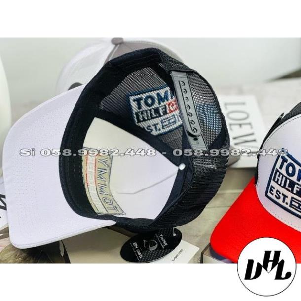 Nón kết, mũ lưỡi trai nam nữ Tommy vải Kaki phối lưới thời trang