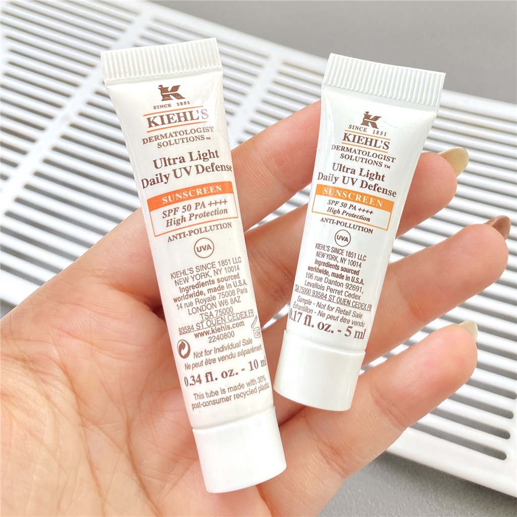 Kiehl's Kem Chống Nắng Ultra Light Daily UV Defense  5ml -10ml -Hàng Chính Hãng