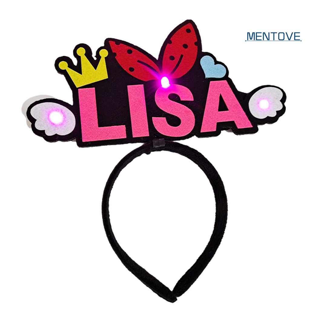 &lt; Hot Toy &gt; Cài Tóc Hoạt Hình BLACKPINK LISA ROSE Light Light