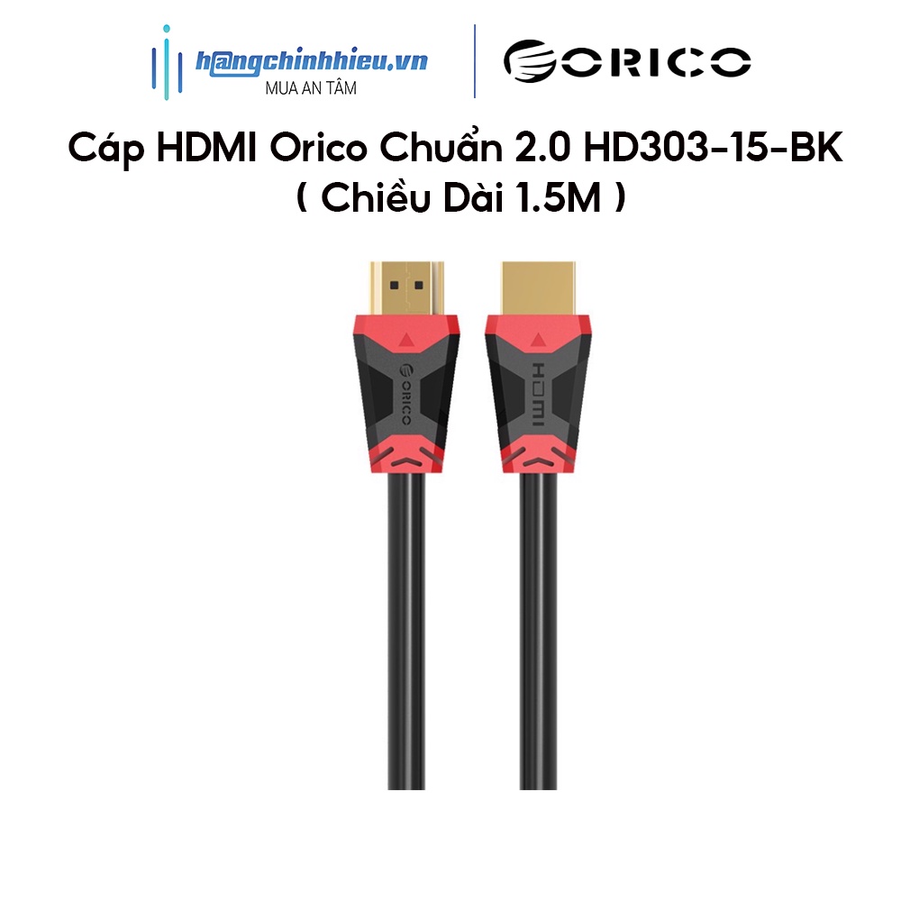 Cáp HDMI Orico Chuẩn 2.0 HD303-15-BK ( Chiều dài 1.5M )