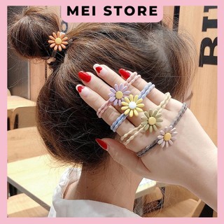 <<SALE>> Lẻ 1 Thun Cột Tóc Hoa Cúc Hàn Quốc 1k