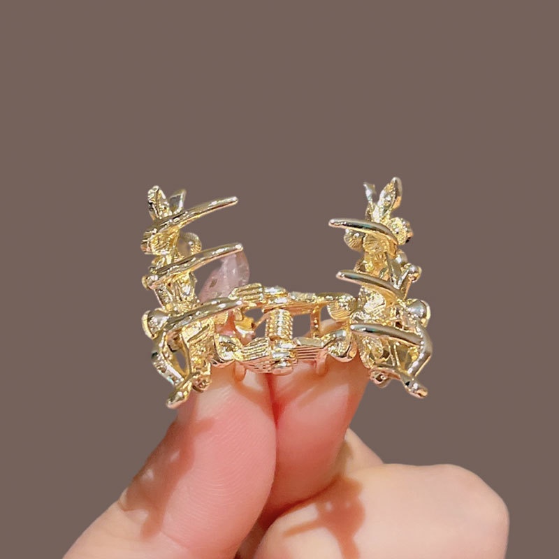 Kẹp Tóc Hình Cá Mập Đính Đá Xinh Xắn Cho Nữ