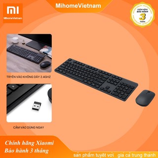 Bộ Bàn Phím và chuột Không Dây Xiaomi MIIIW WXJS01YM 2.4Ghz